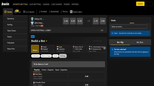 Bwin casino screenshot